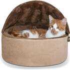 K&H Pet Products Self-Warming Hooded Cat Bed